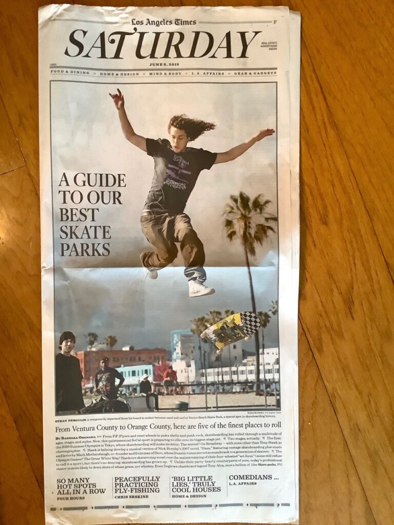 Skateboard LA Times